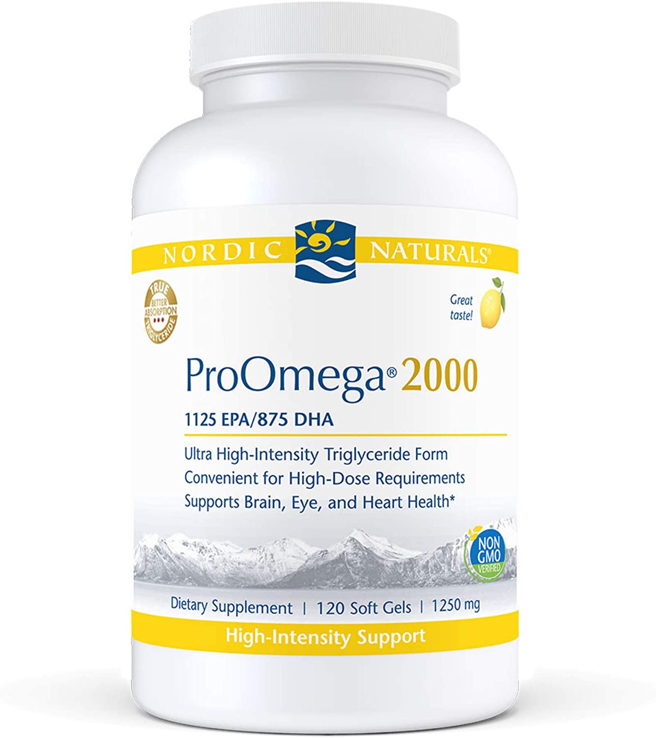 ProOmega 2000 Fish Oil 120 Soft Gels